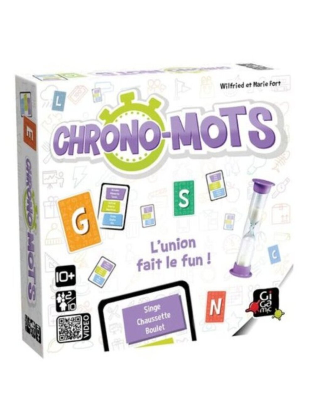 Chrono-Mots French Word Party Game  New Sealed Age 10+